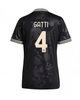 Billige Fotballdrakt Juventus Federico Gatti #4 Replika Tredjedrakt Dame 2025-26 Kortermet Billige Fotballdrakt Juventus Federico Gatti #4 Replika Tredjedrakt Dame 2025-26 Kortermet